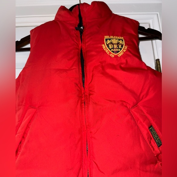 RALPH LAUREN POLO, REVERSIBLE RED/BLACK, BOY’S DOWN WINTER/SKI VEST    Size: 6/8 - Picture 10 of 13